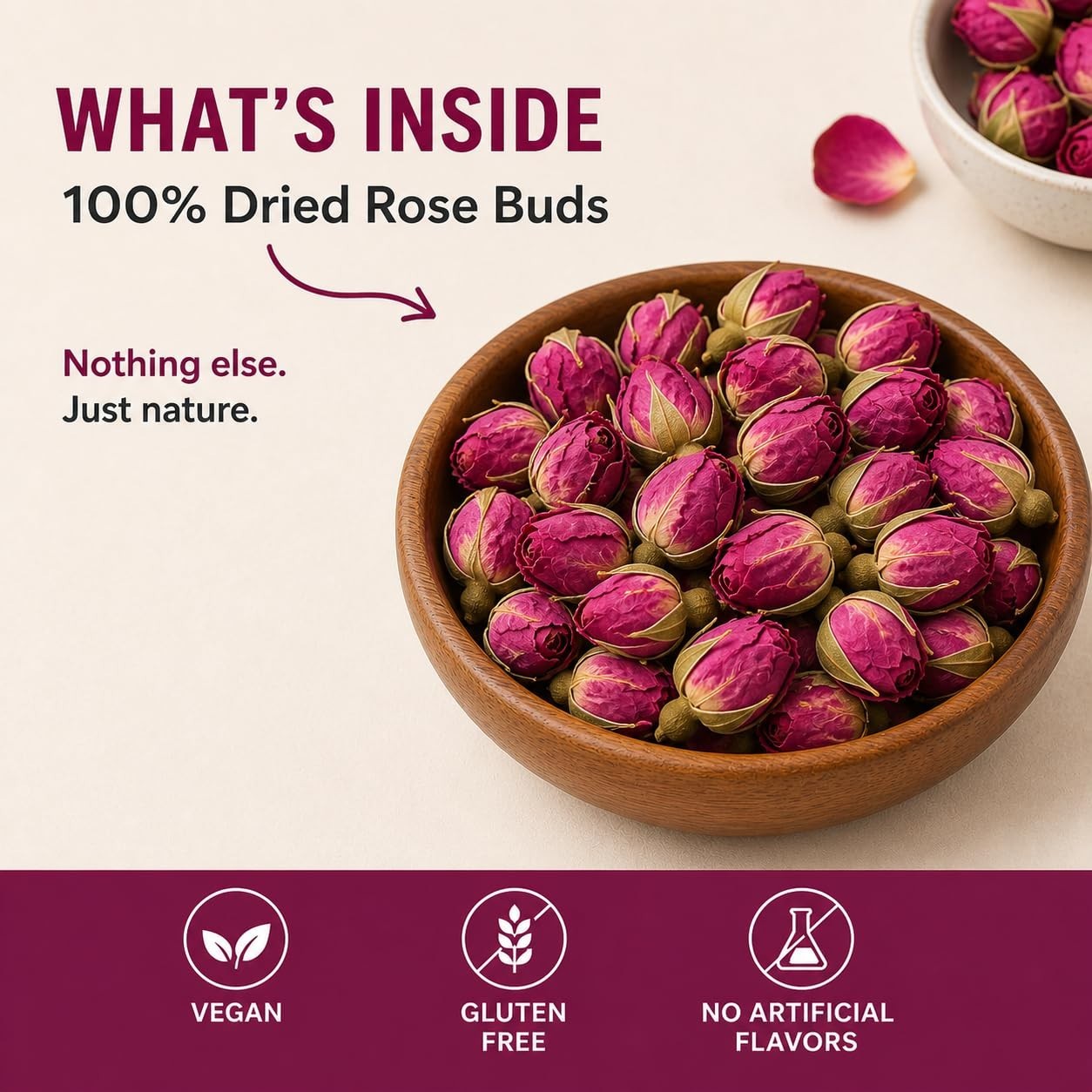 BLUE TEA – Rose Buds Tea – 30gm
