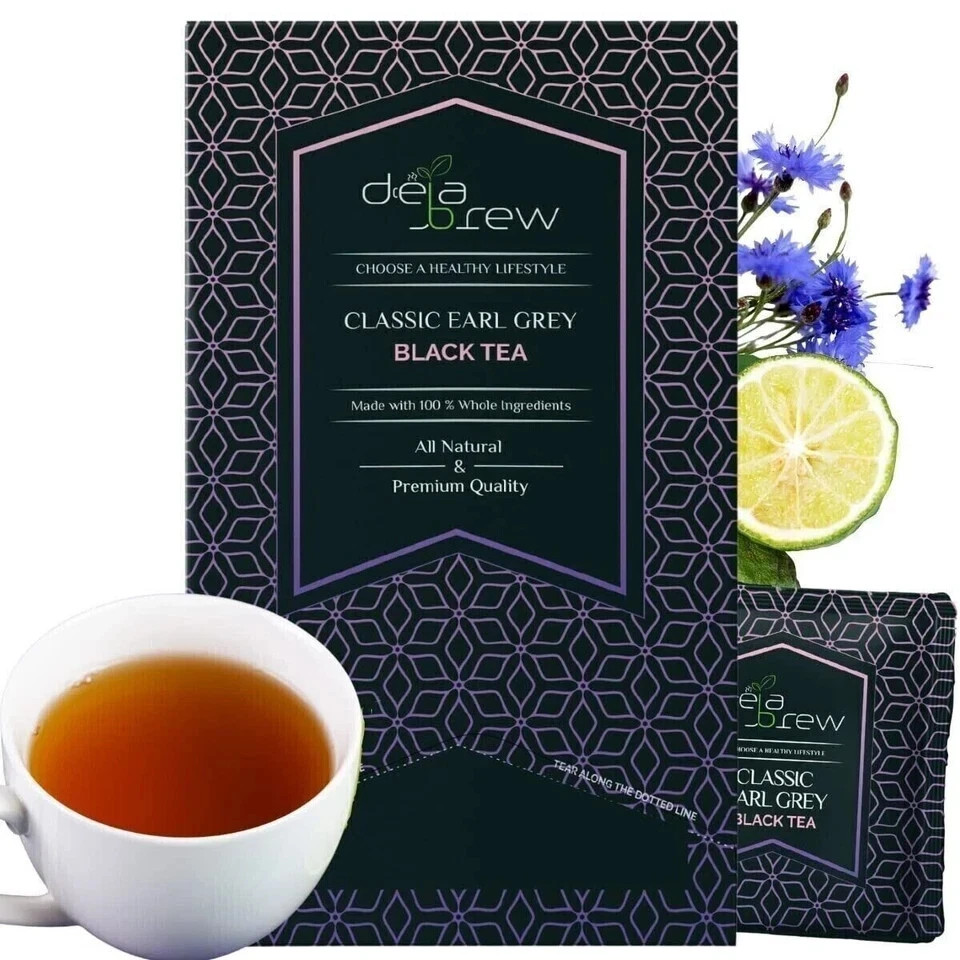 Deja Brew Classic Earl Grey Tea 16 Tea Bags Free Shipping World Wide