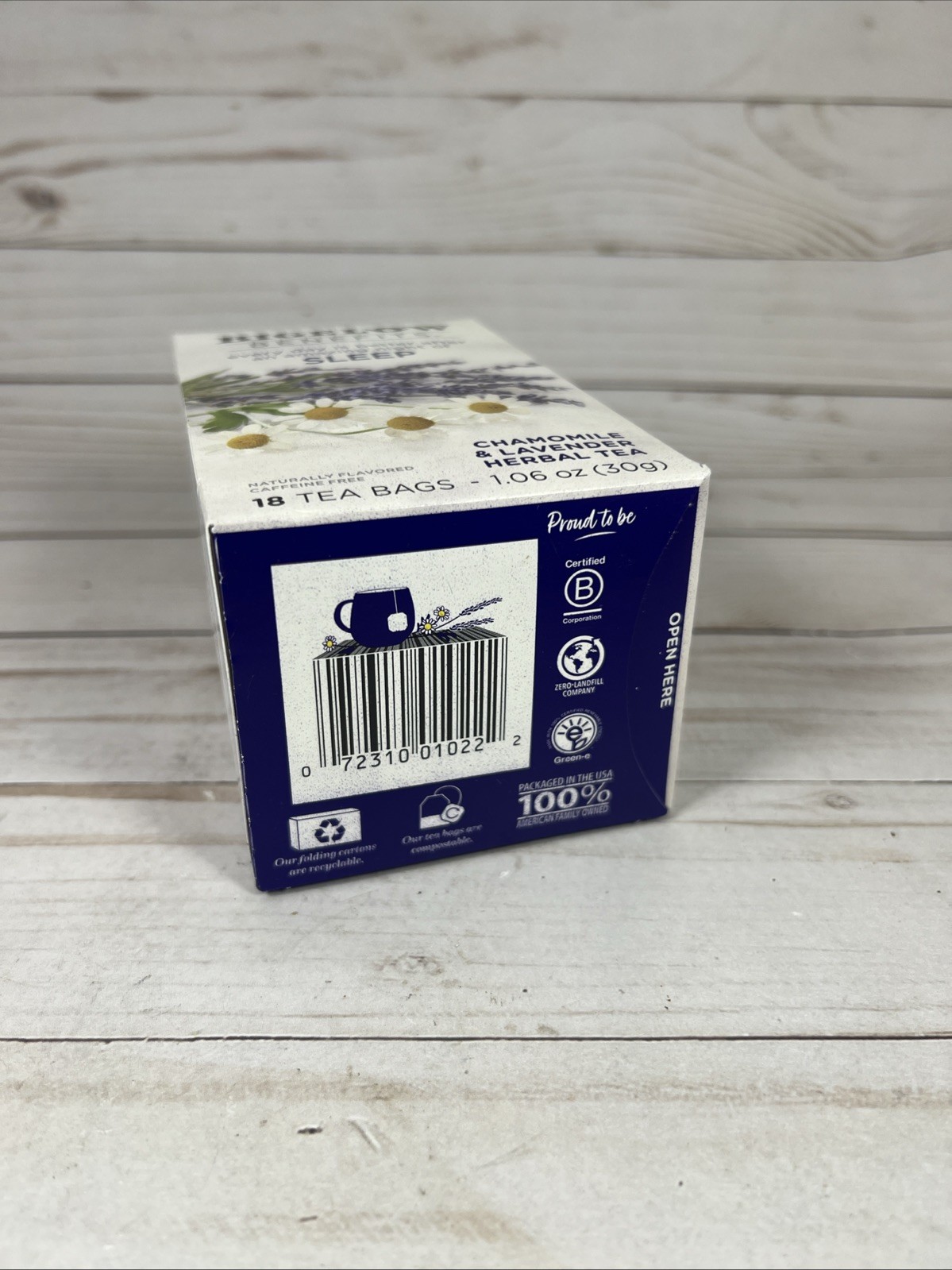 Begelow Benefits SLEEP Chamomile & Lavender Herbal Tea 18Ct (2pk) 11/27