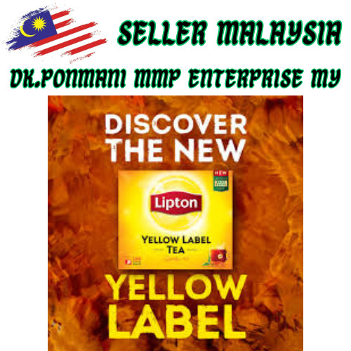 LIPTON YELLOW LABEL SERVICES 10 BOXS Tea Bags Black 1000 x 2g Free Shipping