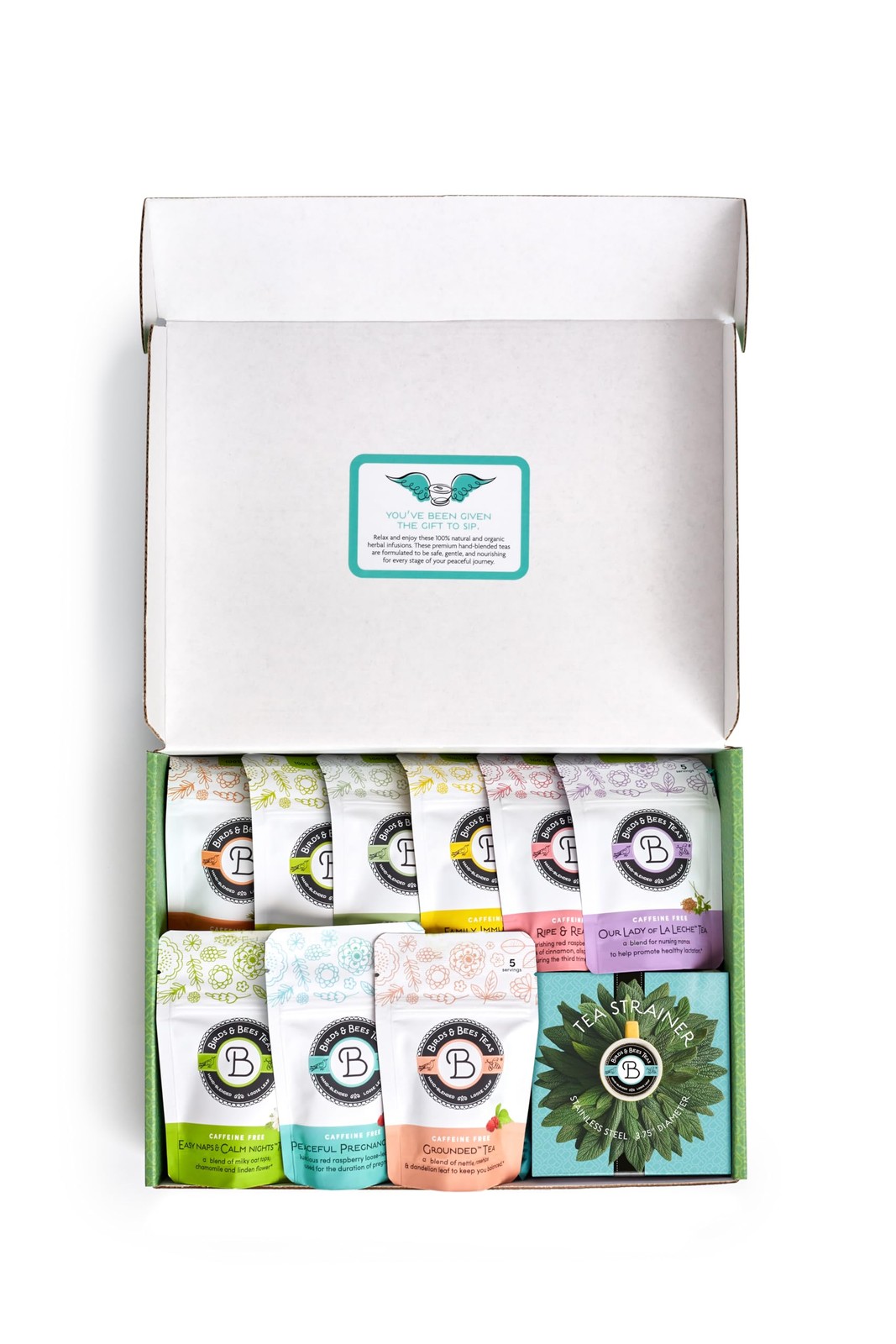 Pregnancy Tea – Perfect Pregnancy Gift for Expecting Momma – Birds & Bees Tea…