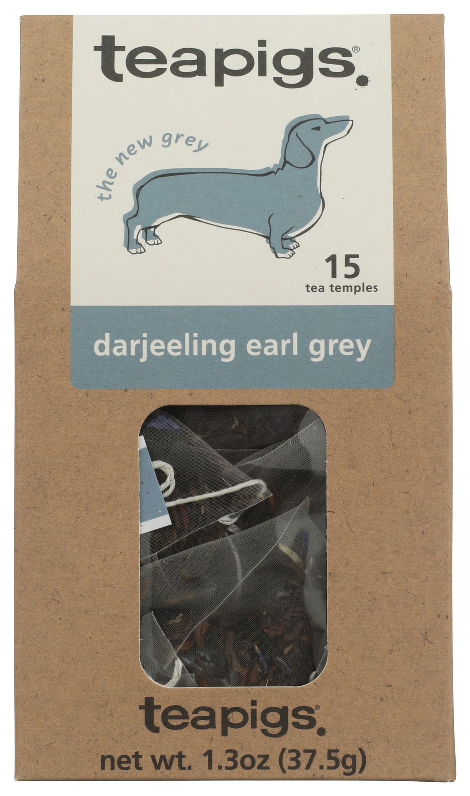 Teapigs Earl Grey Darjeeling Tea 15 Bags Ct 2.5G 6 Pack