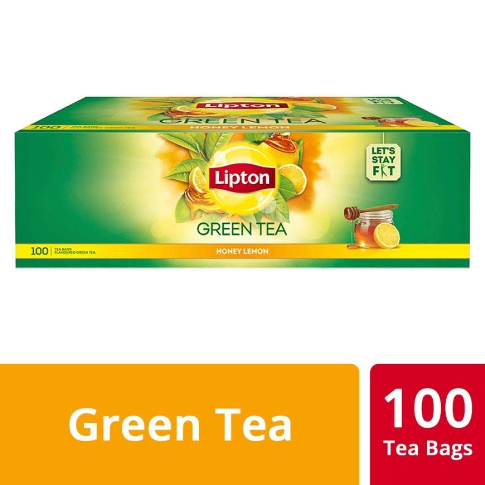 Lipton Green Tea Honey And Lemon – 100 Tea Bags, 300 Grams