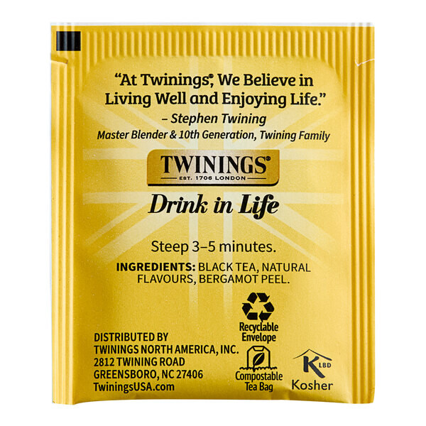 Twinings Earl Grey Extra Bold Tea Bags – 20/Box