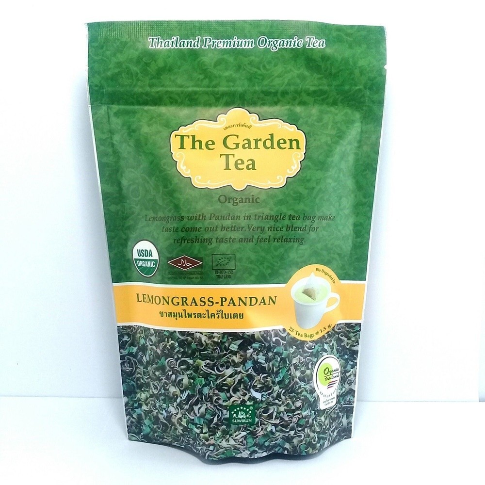 Thai USDA Organic Herbal Tea Lemongrass Rosella Ginger Butterfly Pea 1-5 Packs