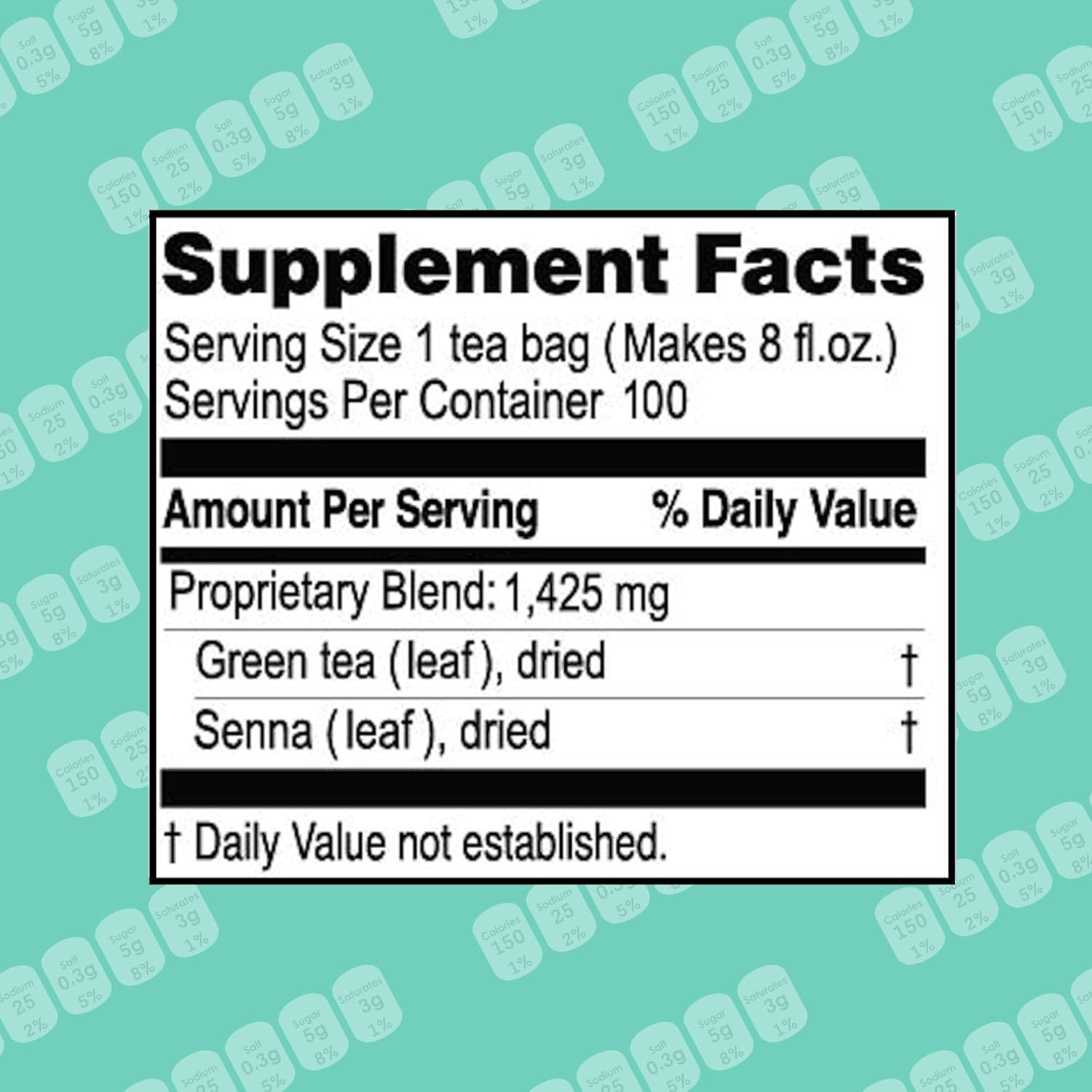 HYLEYS Slim Tea 9 Flavor Assortment 100 Ct – Weight Loss Herbal Supplement Clean