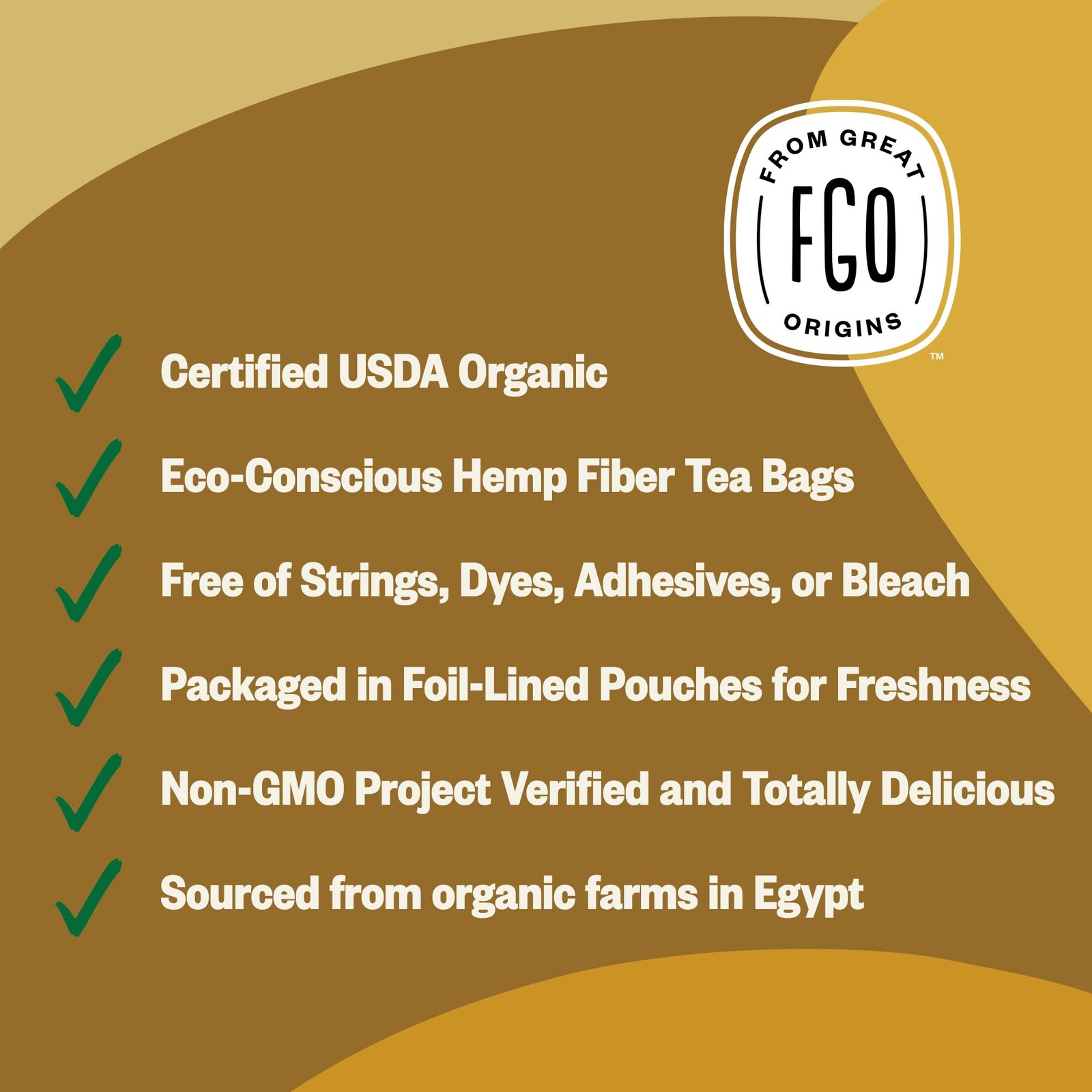 Organic Chamomile Tea, 100 Count, EcoConscious Tea Bags, Resealable Bag, Pack…