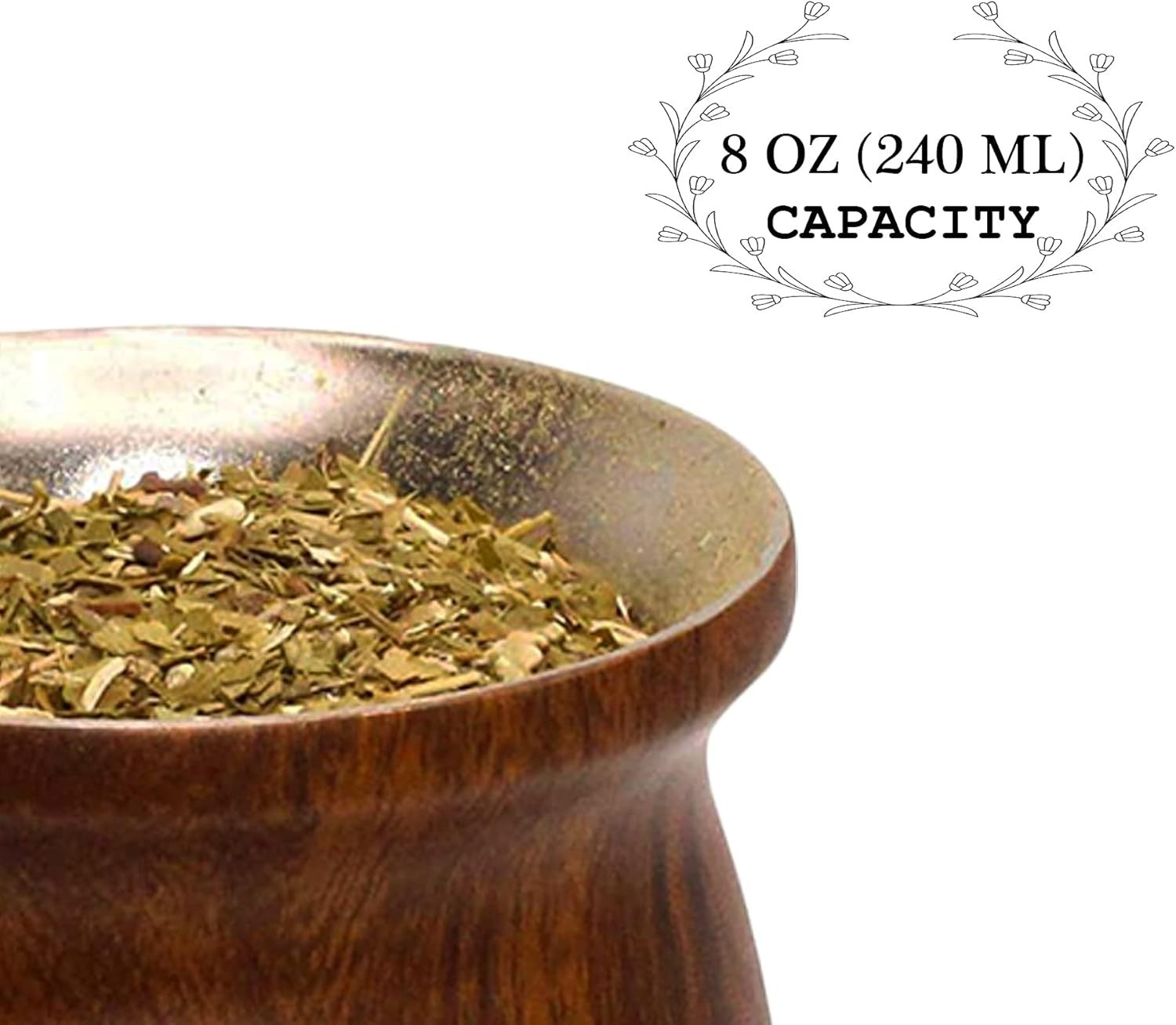 Yerba Mate Gourd Set (Original Natural Handmade Yerba Mate Cup Argentina) – Incl