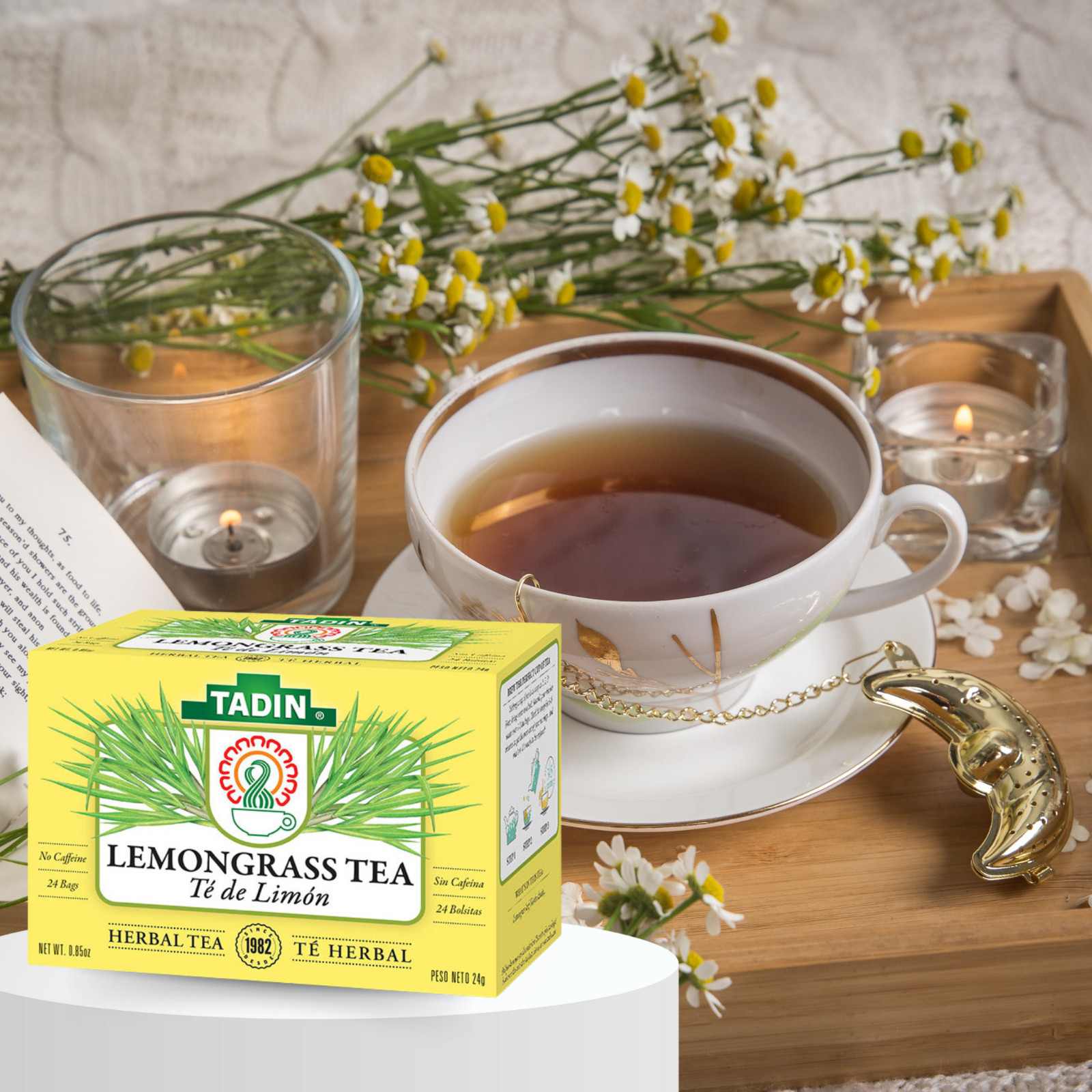 TADIN LEMONGRASS 24 BAGS 0.85oz (Pack of 6)