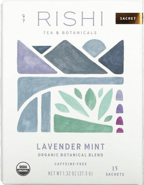 Rishi Tea Lavender Mint Tea – 15 sachets (Pack of 2)