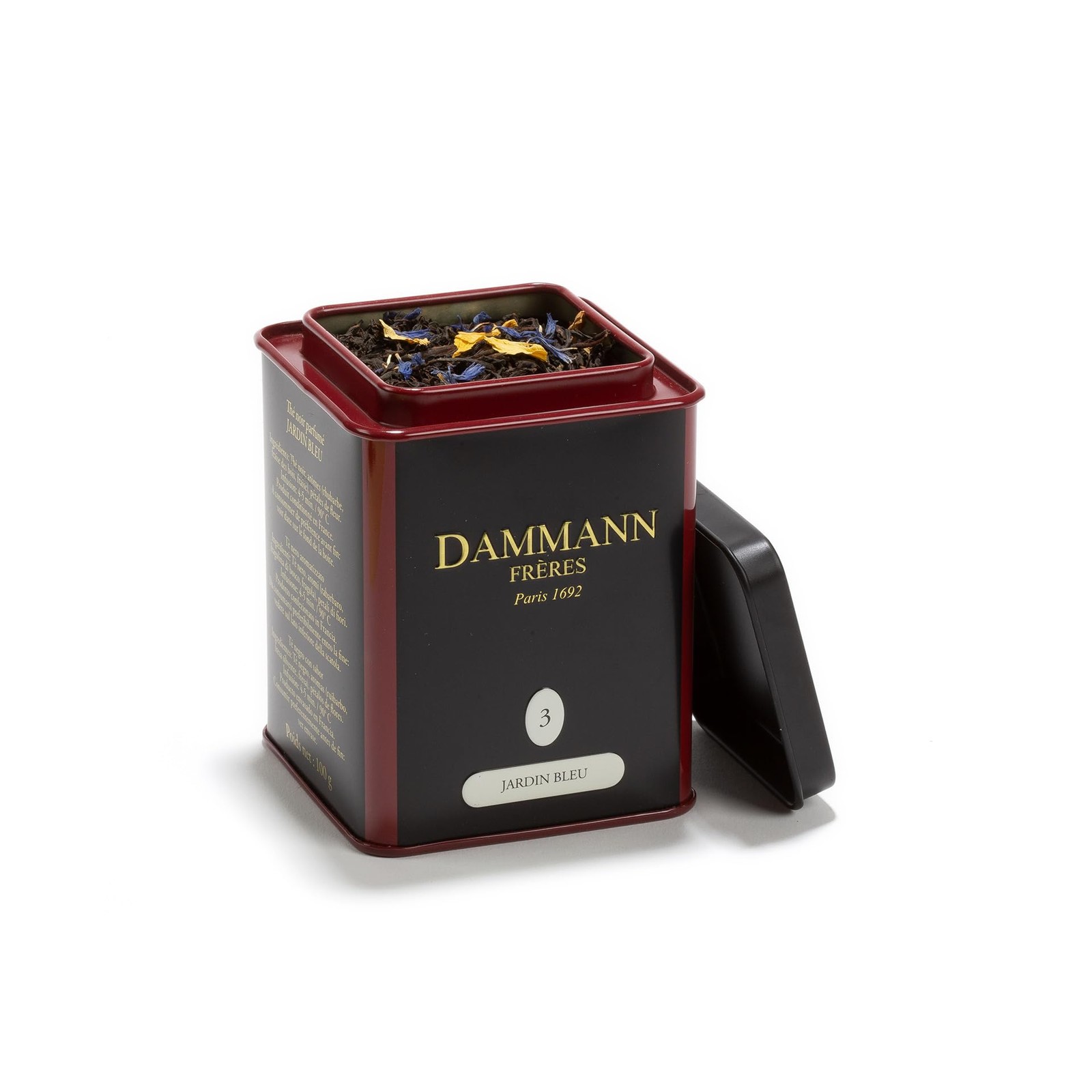 Dammann Freres Loose Leaf, Jardin Bleu, Premium Gourmet French Black Tea, Ble…