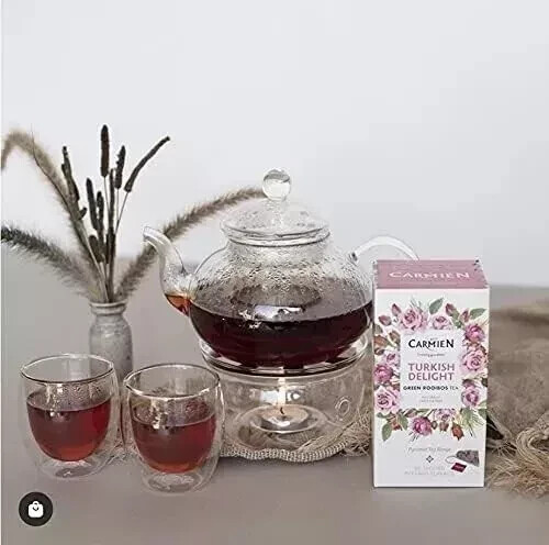 Carmién Tea Turkish Delight Green Rooibos Tea 20’s , 50g Free Shipping