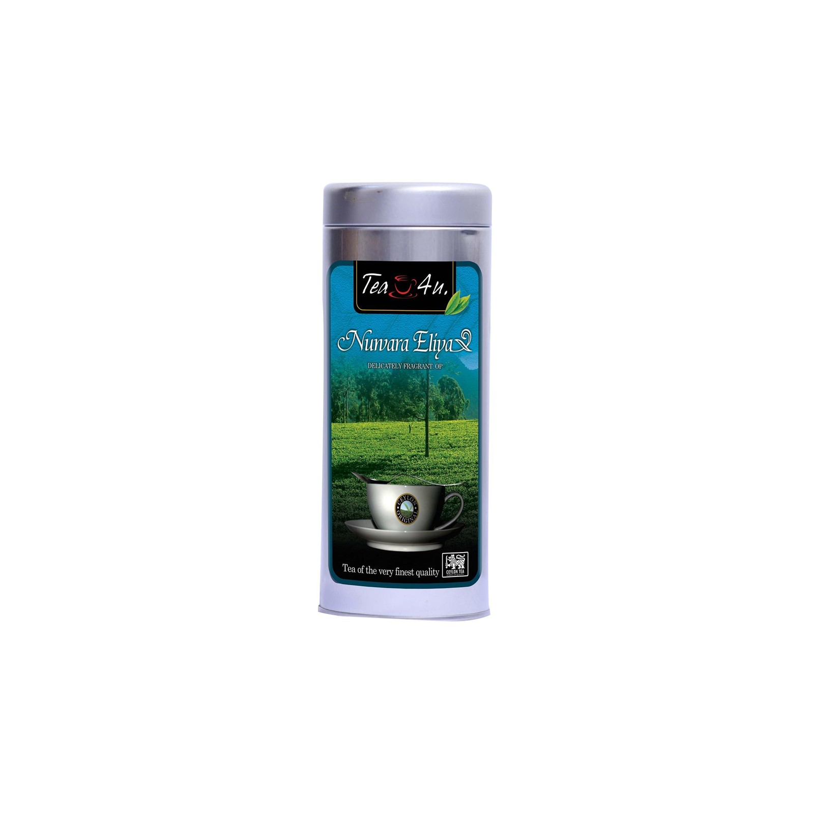 125g Tea4U Nuwara Eliya Orange Pekoe Loose Leaf Black Ceylon Tea Canister