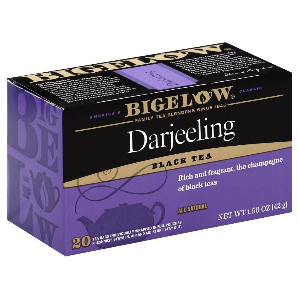 Bigelow Darjeeling Tea 20 Count Individual Fresh Pack Great Taste and Freshness
