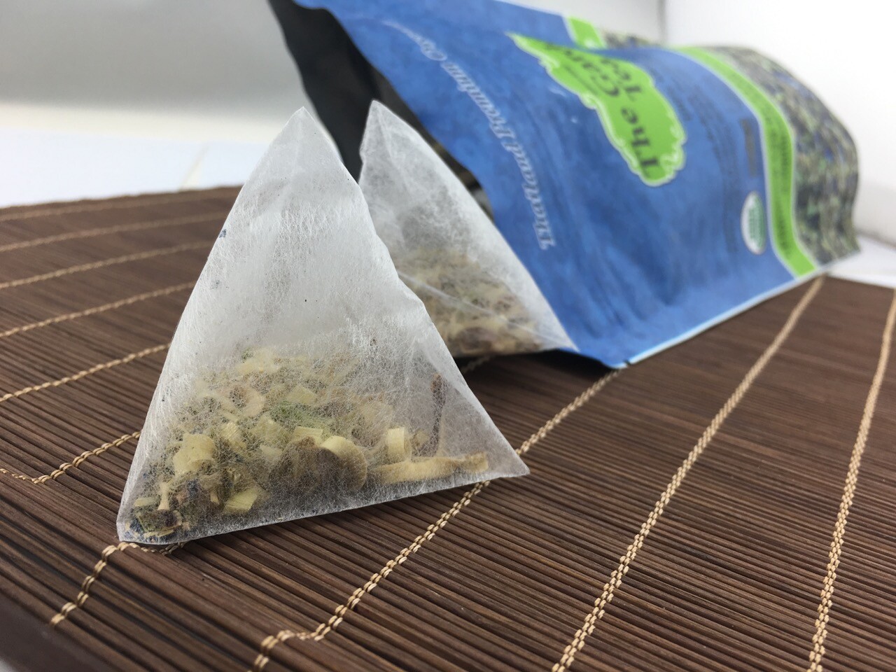 Organic Non Caffeine Herbal Tea Set Butterfly Pea Rosella Pandan Triangle Bag