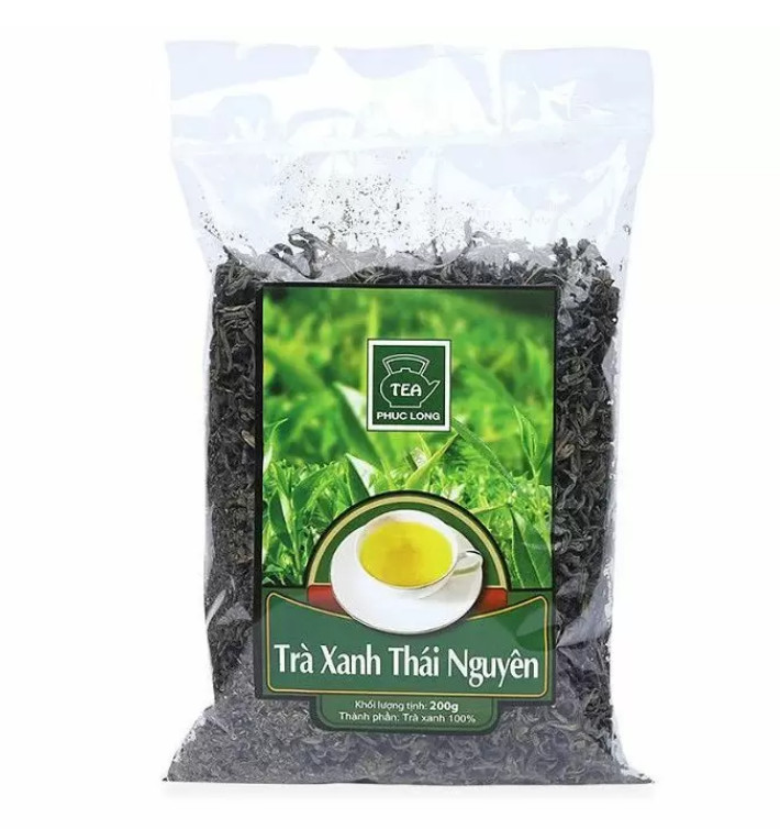 Vietnamese Phuc Long Tea -Thai Nguyen Green Tea Bag 500g/200g High Quality