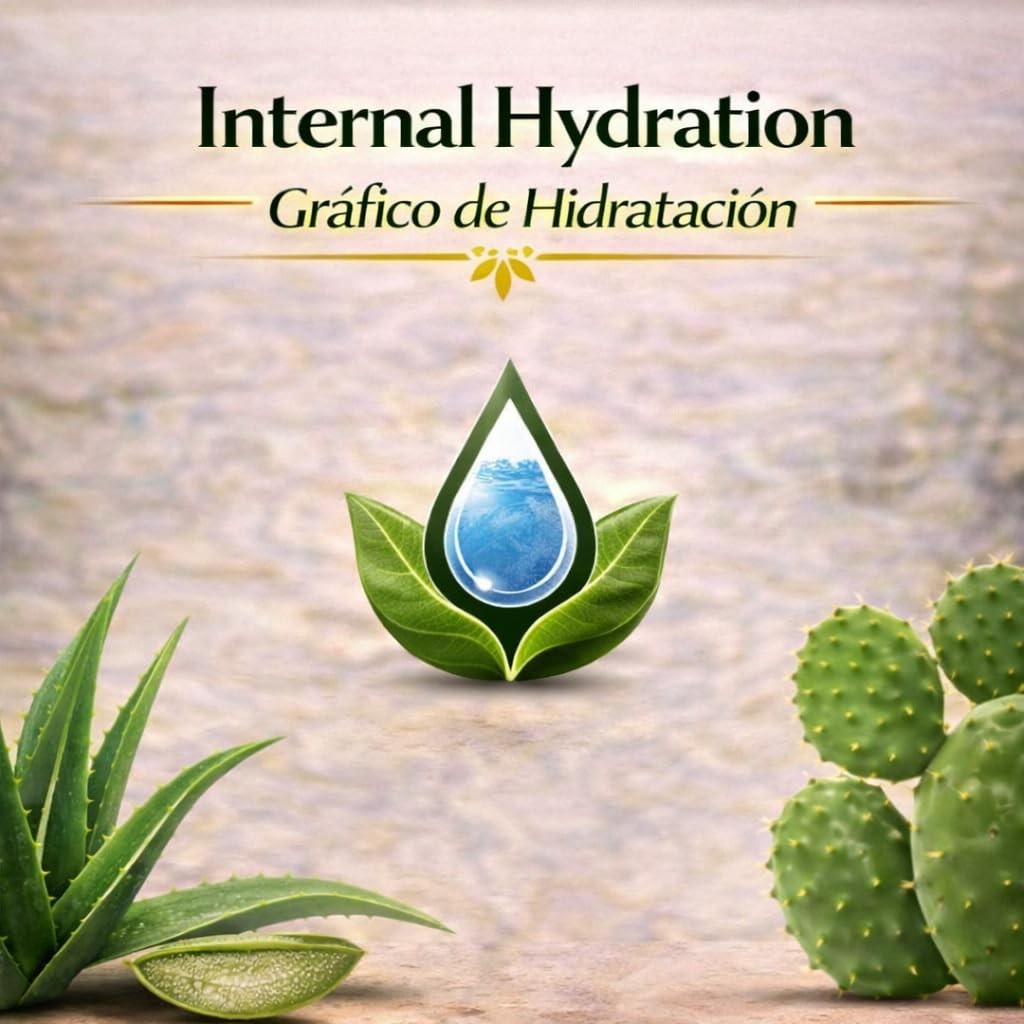 Sábila & Nopal Tea (Aloe Vera & Cactus Tea) – 100% Natural, Vegan | 25 Tea Bags