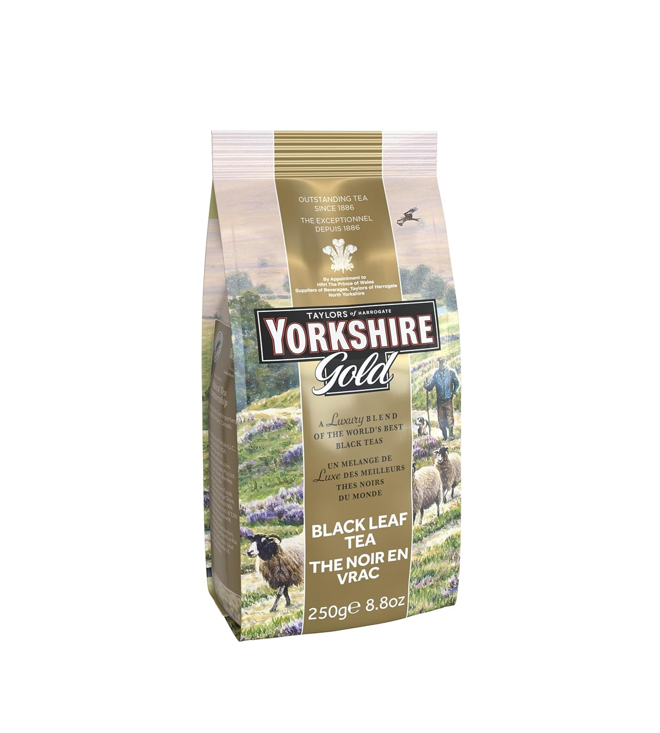 , Gold, Loose Leaf Tea, Black Tea, 8.8 Ounce, Premium Blend, Rich, Smooth, an…