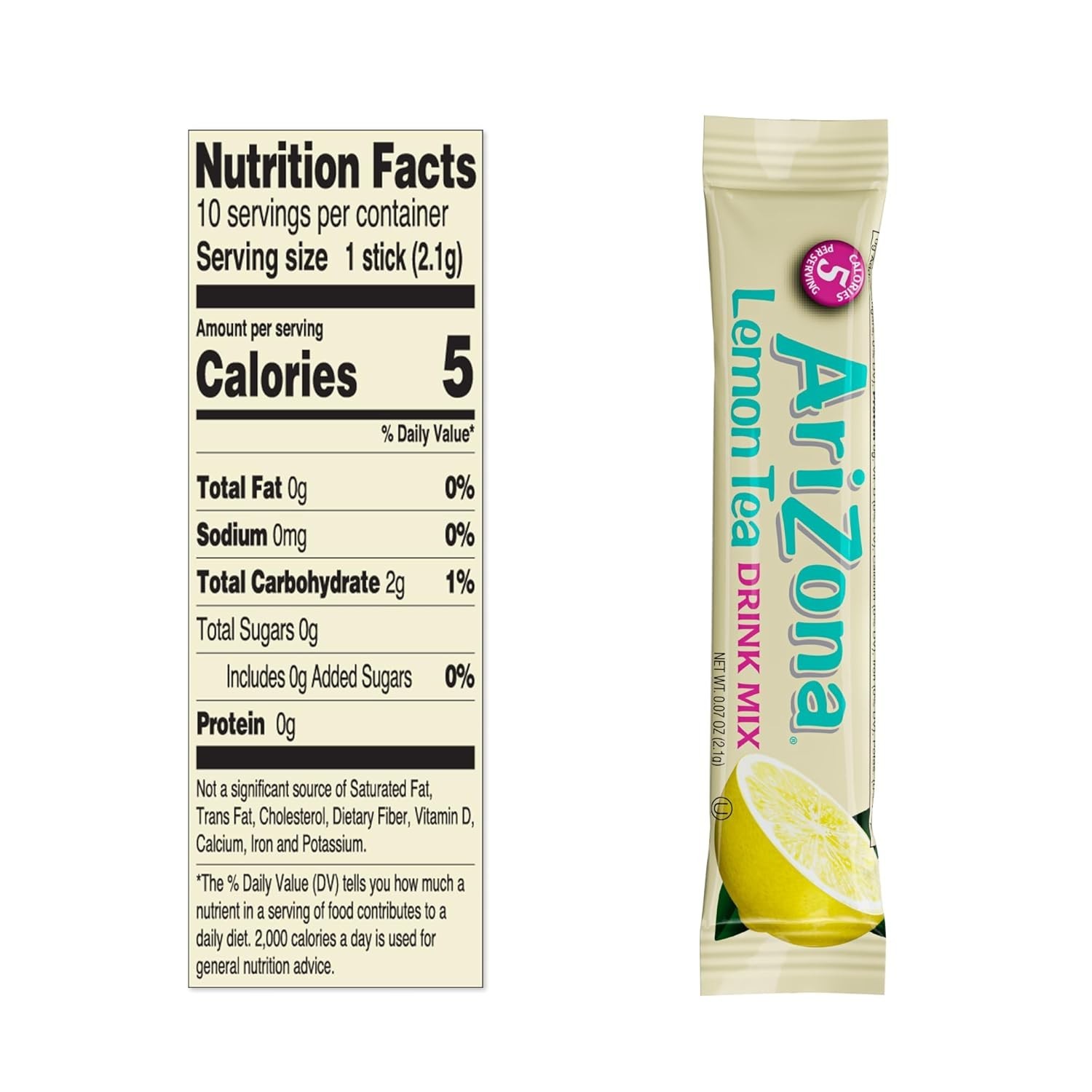 Arizona Lemon Tea 10-Pack Drink Mix Sticks