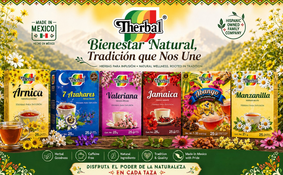 Jamaica Té (Hibiscus Tea) – 25 Tea Bags – Vegan, 100% Natural – Premium Brand