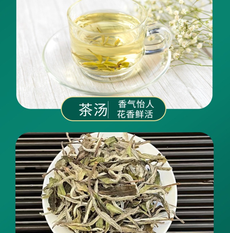 500g Fuding 2024 High Mountain Peony King Honey Fragrance Bulk Old White Tea