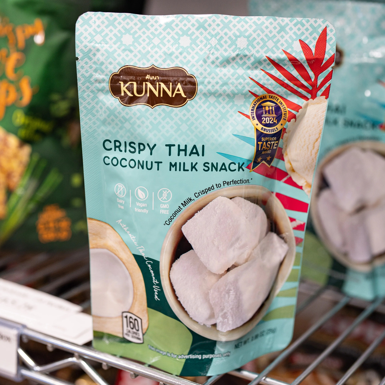 Kunna – Crispy Thai Snack 25G (Mango, Coconut, Thai Tea) and Melin & Maddie Coco