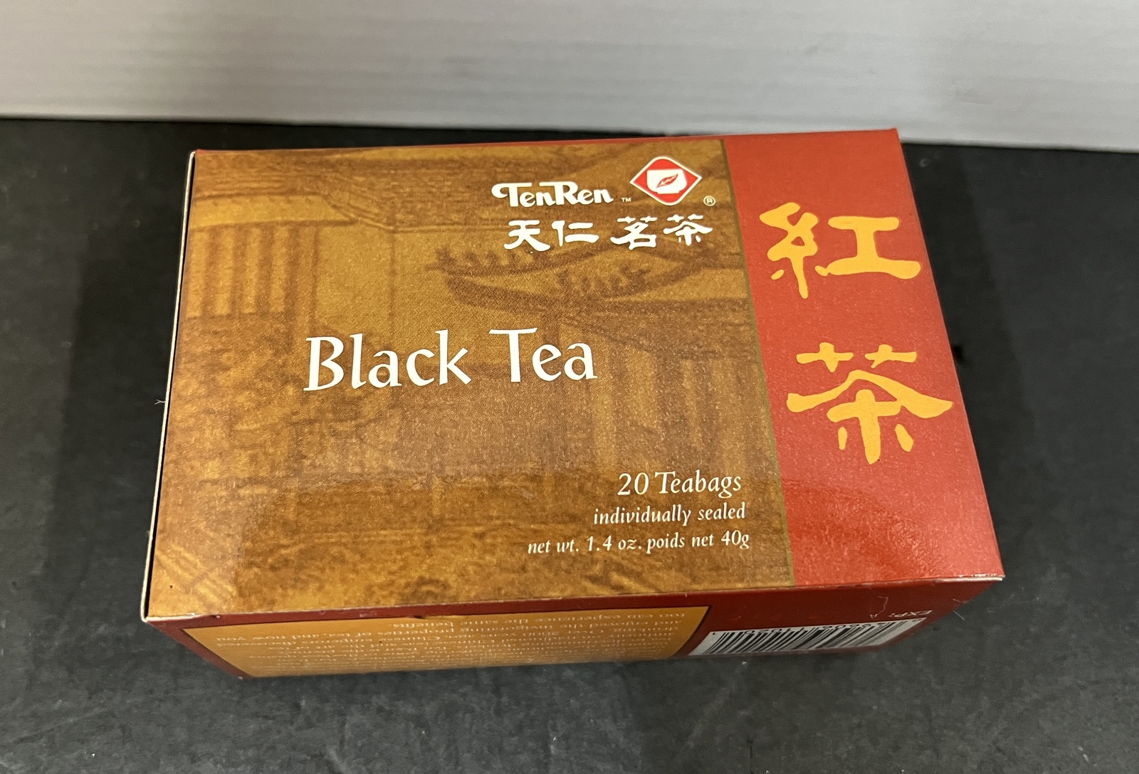1 Pack Ten Ren Black Tea 20 Teabags Individually Sealed Tradition Chinese Series