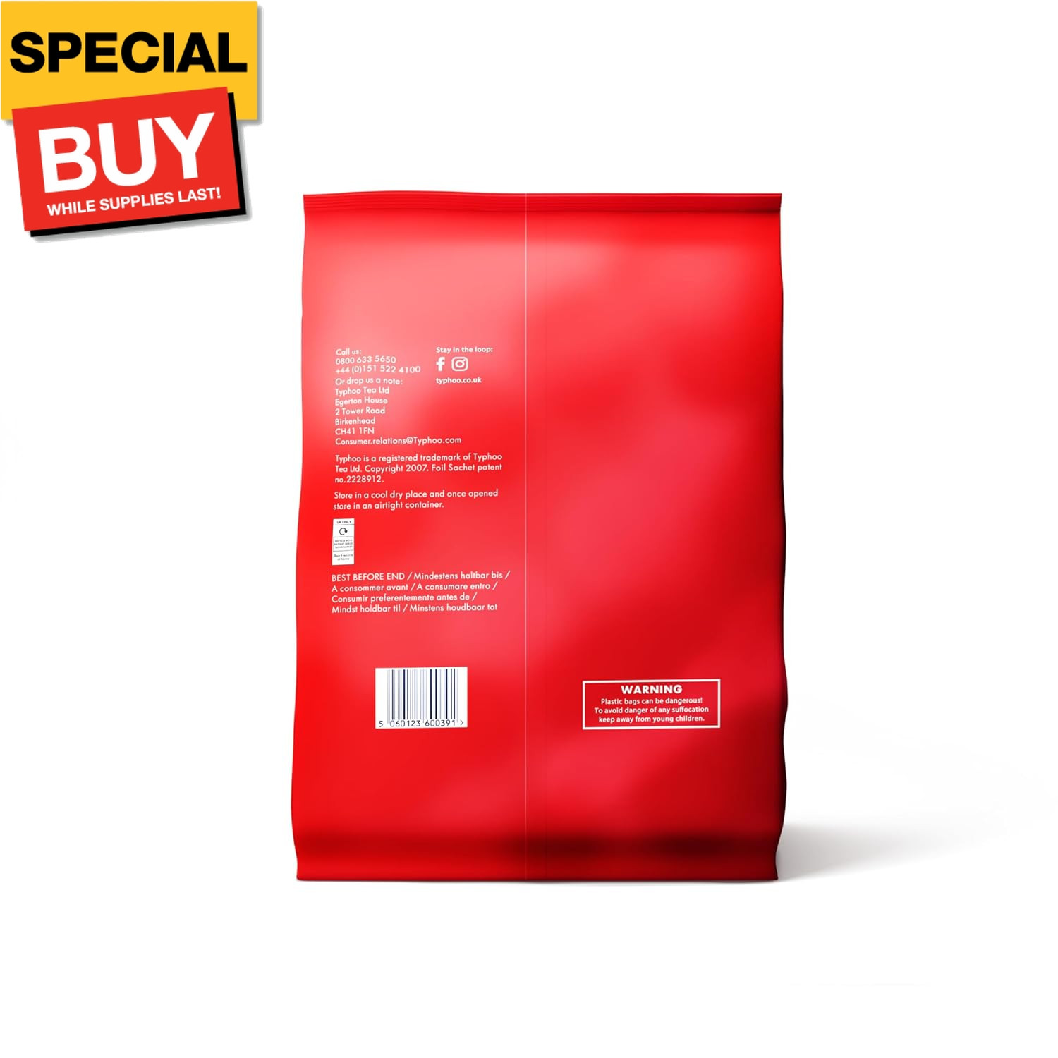 Tea Box 80 Tea Bags 250g