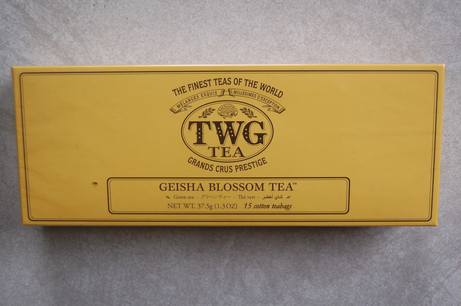 TWG Geisha Blossom Tea, 15 teabags, 37.5 g (1.3 oz), NEW, SEALED, Exp: June/2027