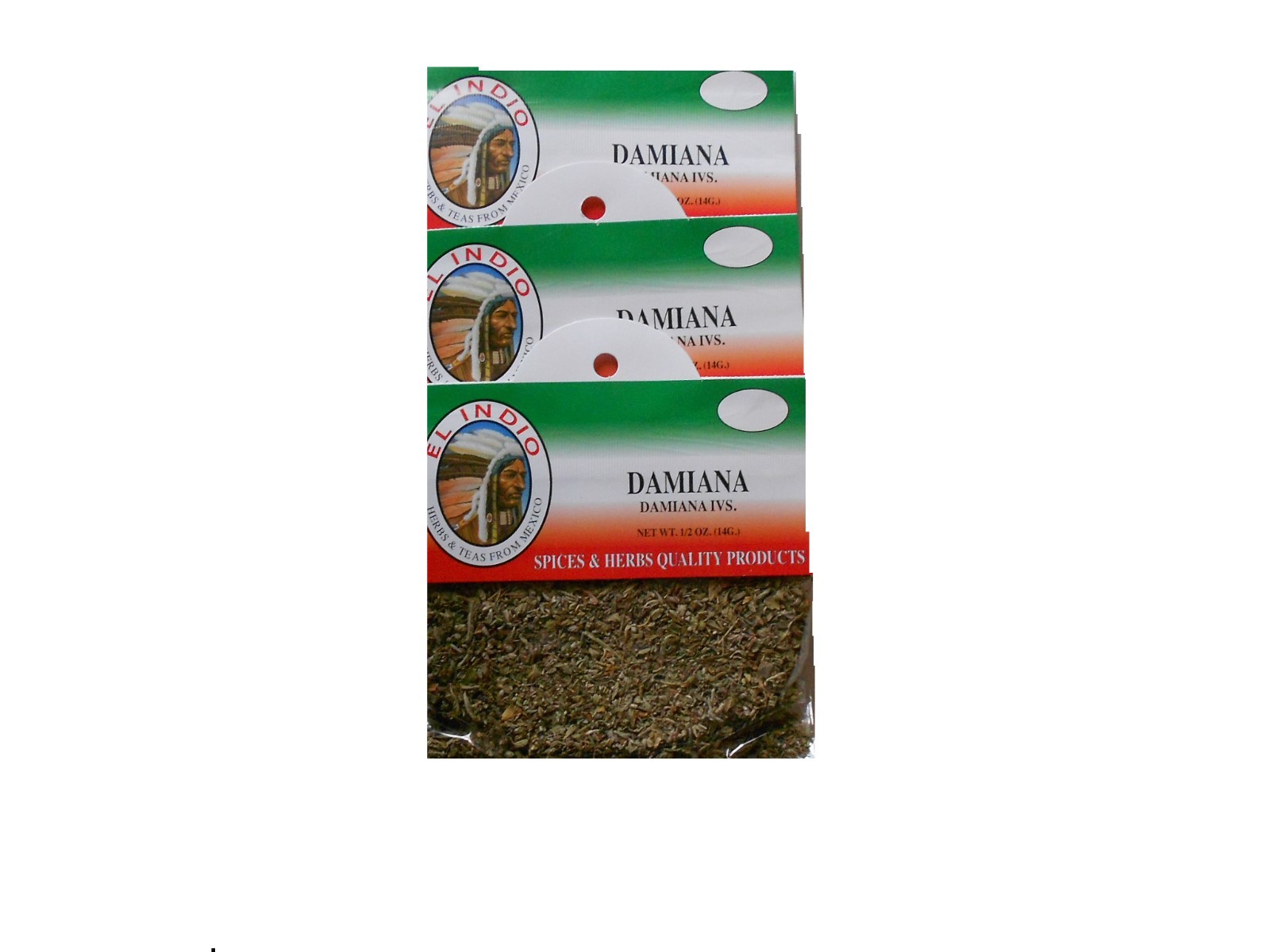Herbal Tea Damiana/Damiana Ivs Net AWr 1/2oz (14gr) 3-pack
