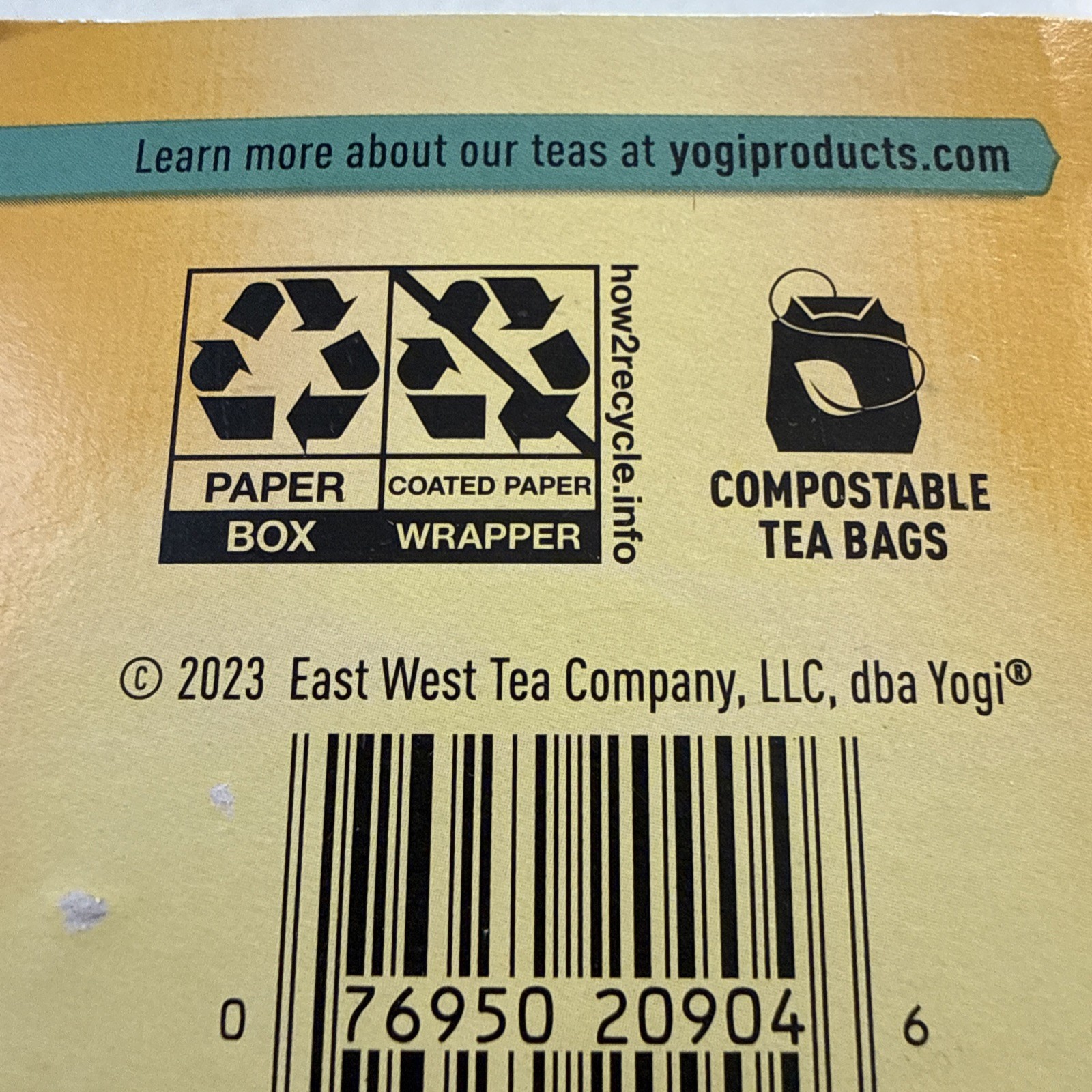 Yogi Tea Mandarin Mint Mindfulness Herbal Supplement Calm Clarity Organic Orange