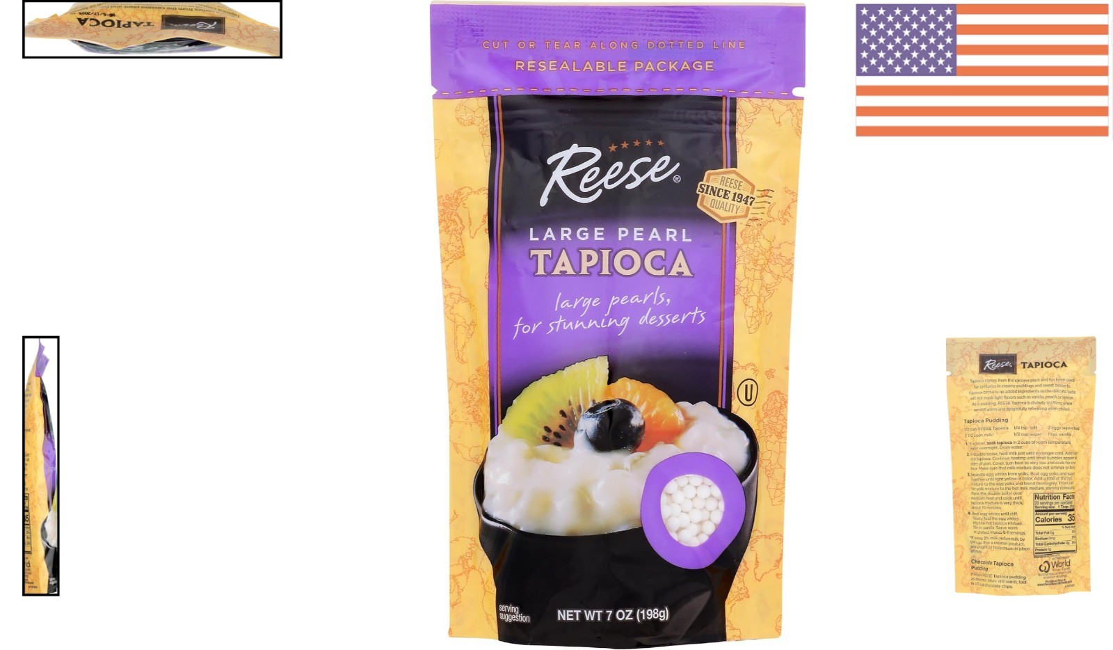 Creamy Large Pearl Tapioca 7oz – A Delicious Addition to Desserts