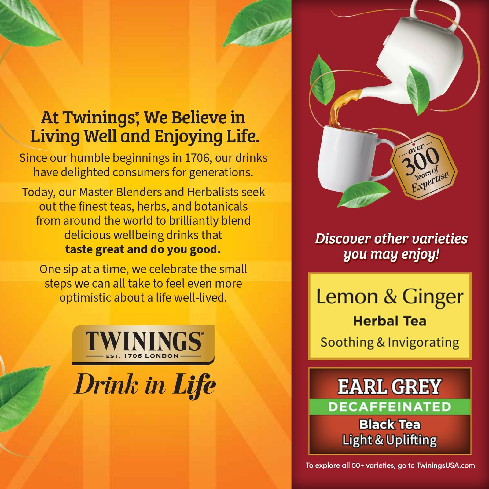 Twinings Decaffeinated Chai Individually Wrapped Bags, 100 Count (Pack of 1)