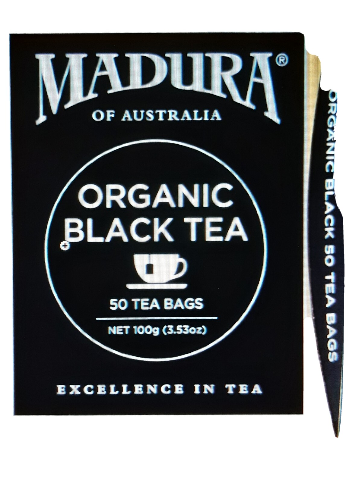 Organic Black Tea Madura Tea 500 Bags, 50 tea bags X 10 boxes = 500 tea bags