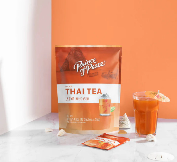 Prince of Peace 3-in-1 Instant Thai Tea, 12 sachets