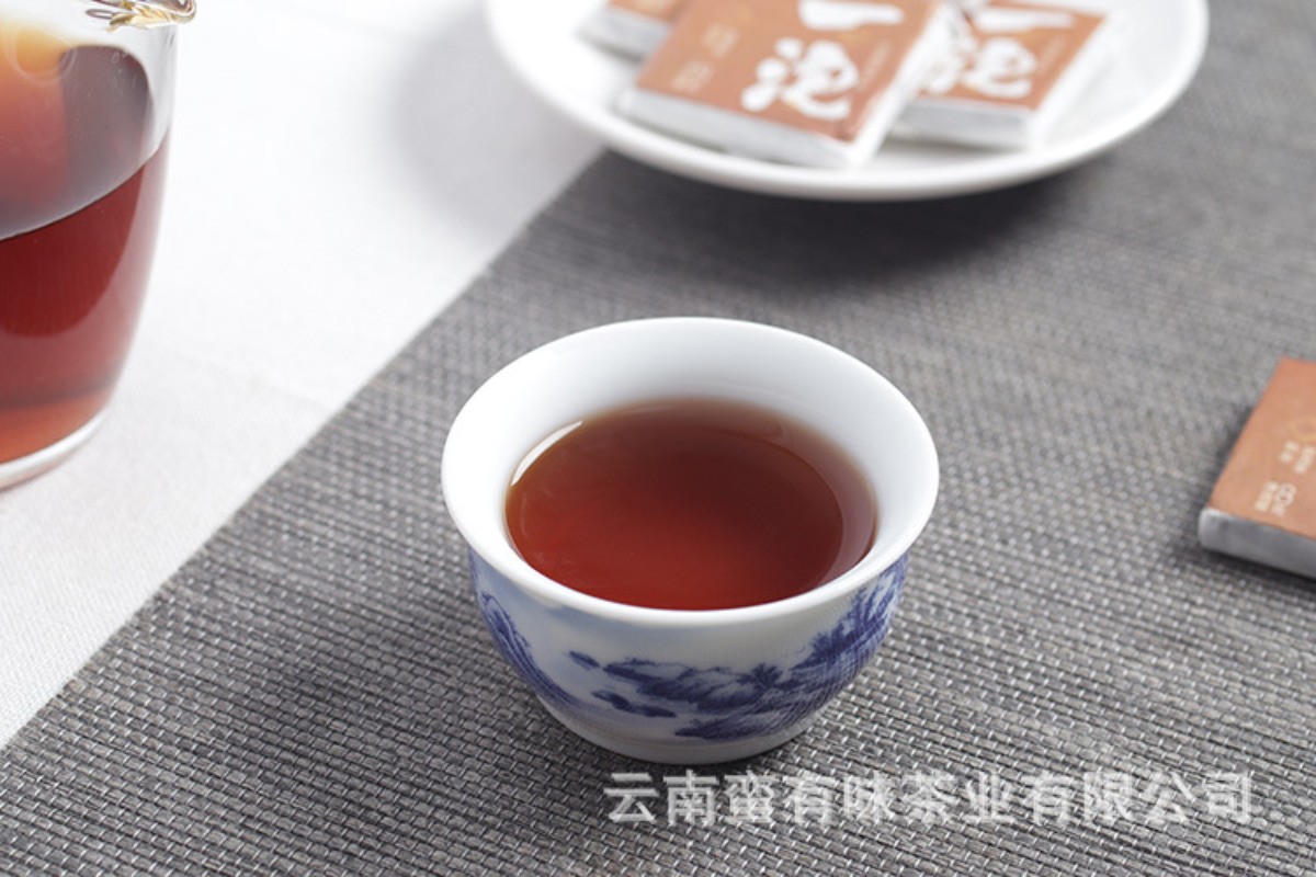 500g Yunnan Ancient Tree Pu’er Tea Ripe Tea Mellow Aroma Bulk Small Square Piece