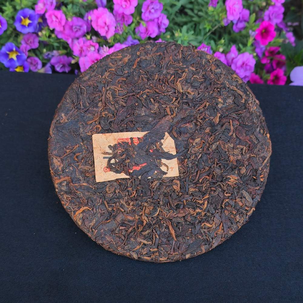 357g Origin Ripe Pu Erh Yunnan Compressed Tea Lao Ban Zhang Ripe Cake Tea