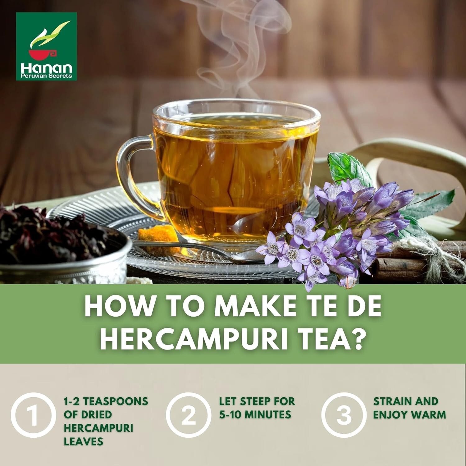 Hercampuri 40 Loose Leaf Herbal tea from Peru