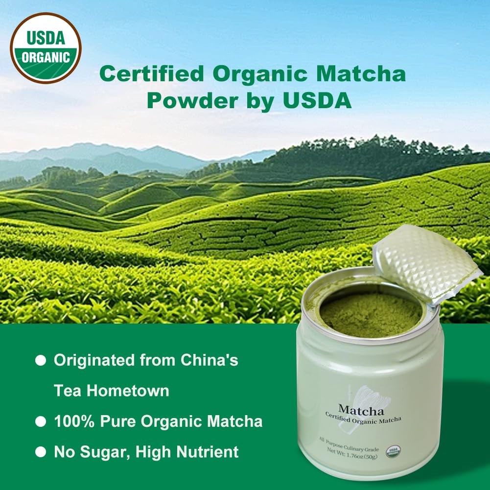 MatchAdmire Matcha Powder Premium First Harvest USDA 1.76 Ounce (Pack of 1)