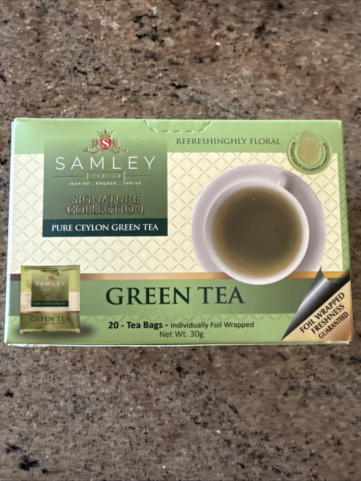 Pure ceylon green tea.Mountain Fresh Sri Lanka Pure Fantasy Blend