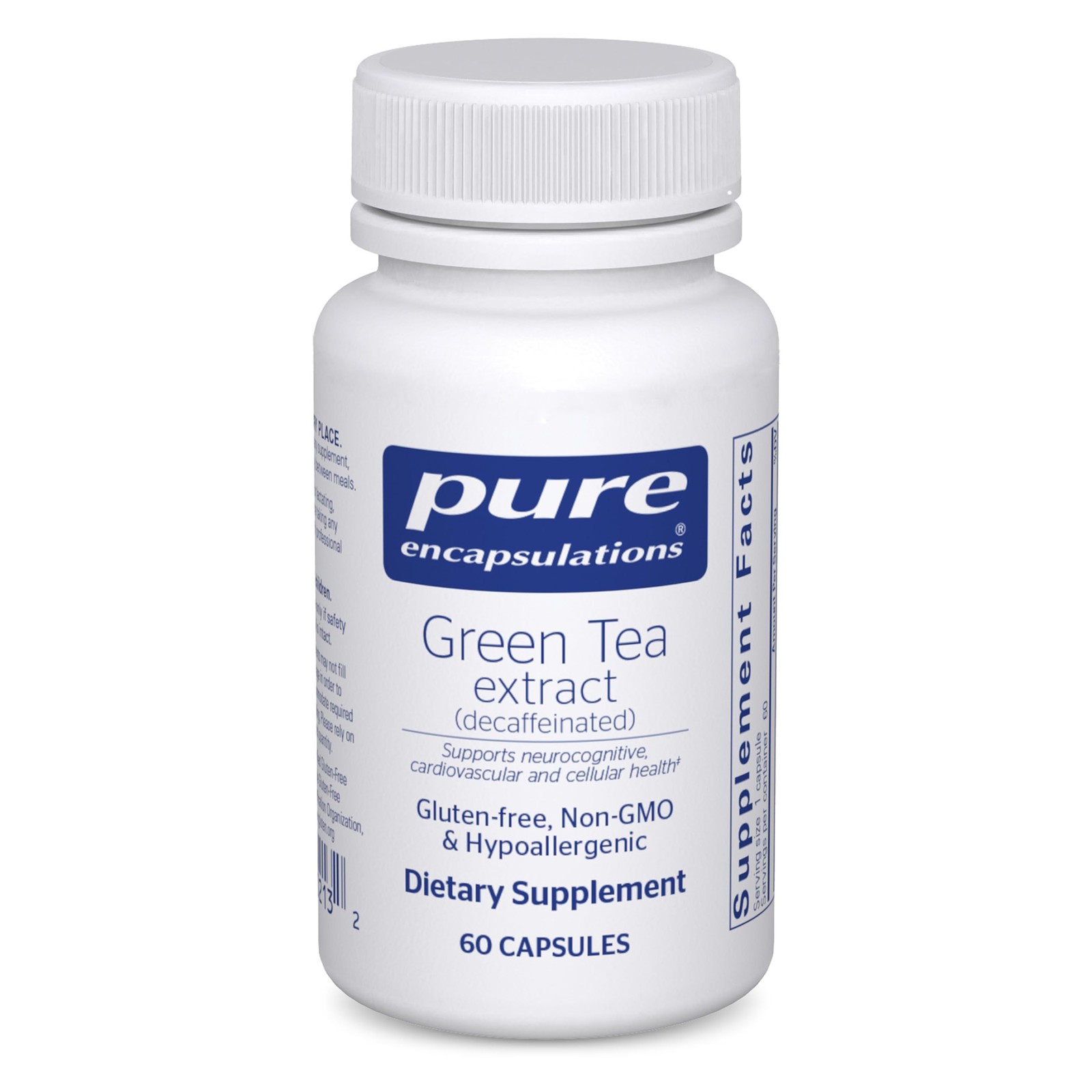 Pure Encapsulations Green Tea Extract (Decaffeinated) | 60 Count (Pack of 1)