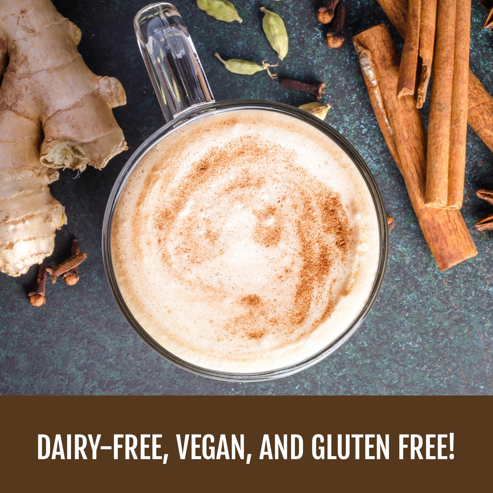 Two Leaves and a Bud Chai Tea Latte Mix, Powdered Serve 1.1 Lb