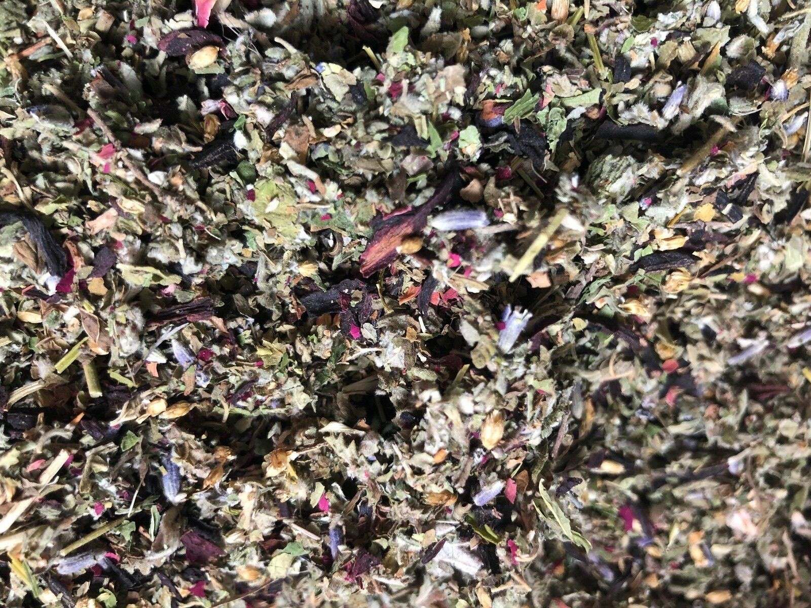 Rose Yarrow Skullcap Hibiscus Lavender Raspberry Damiana Skullcap Mint No.48 Mix