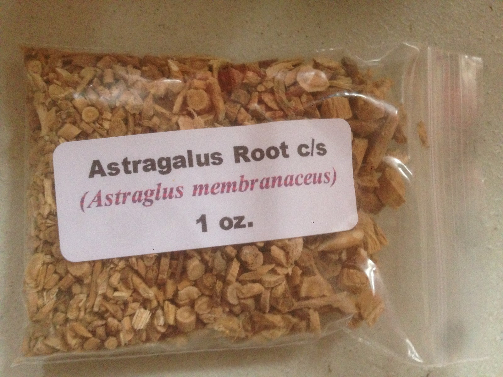 1 oz. Astragalus Root c/s (Astragalus membranaceus)