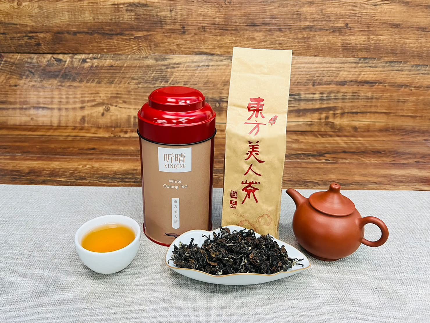 Xin Qing Taiwan Oriental Beauty White Tea High Mountain Dongmei 75g