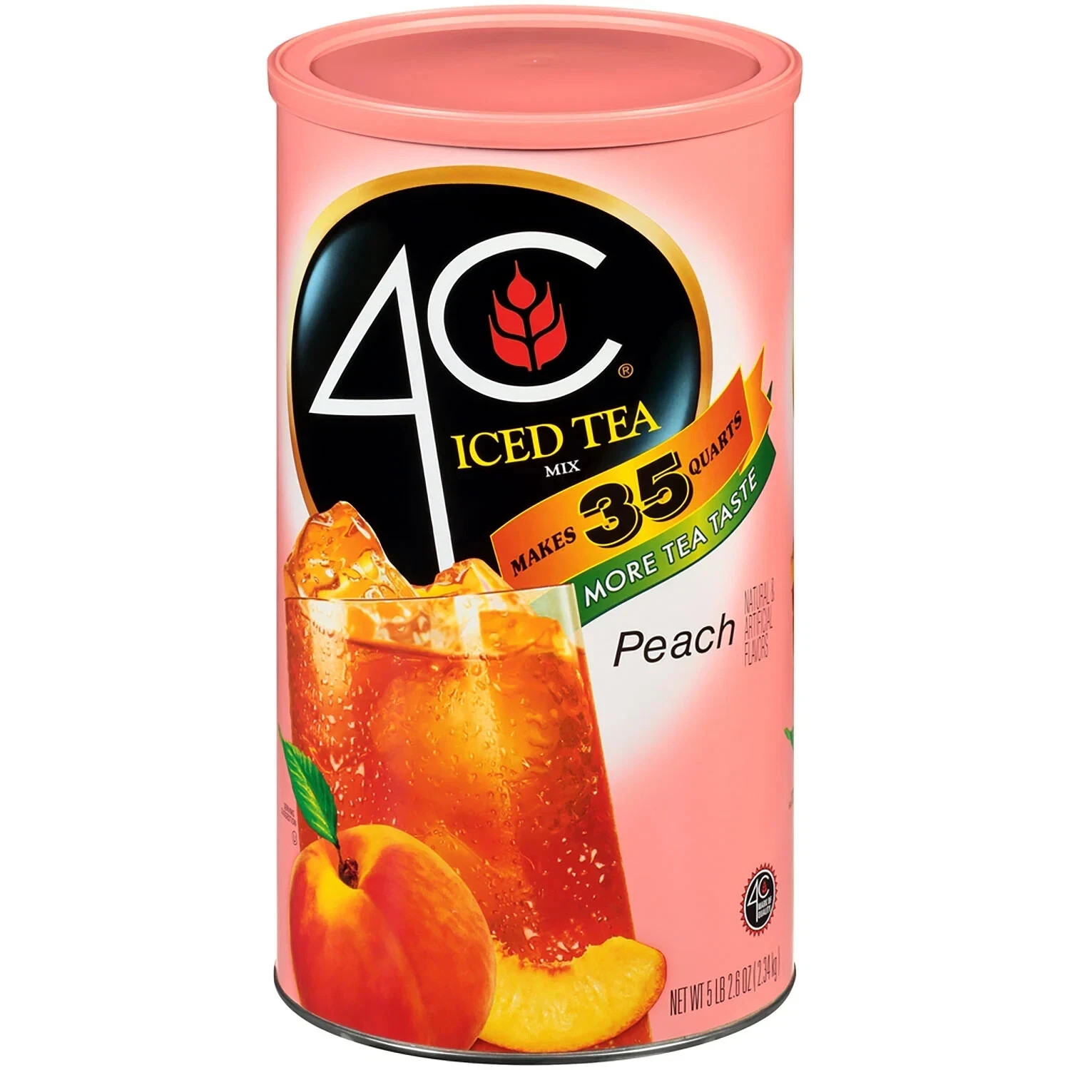 3 Pack – 4C 35 QT Peach Iced Tea Mix (82.6 oz.)