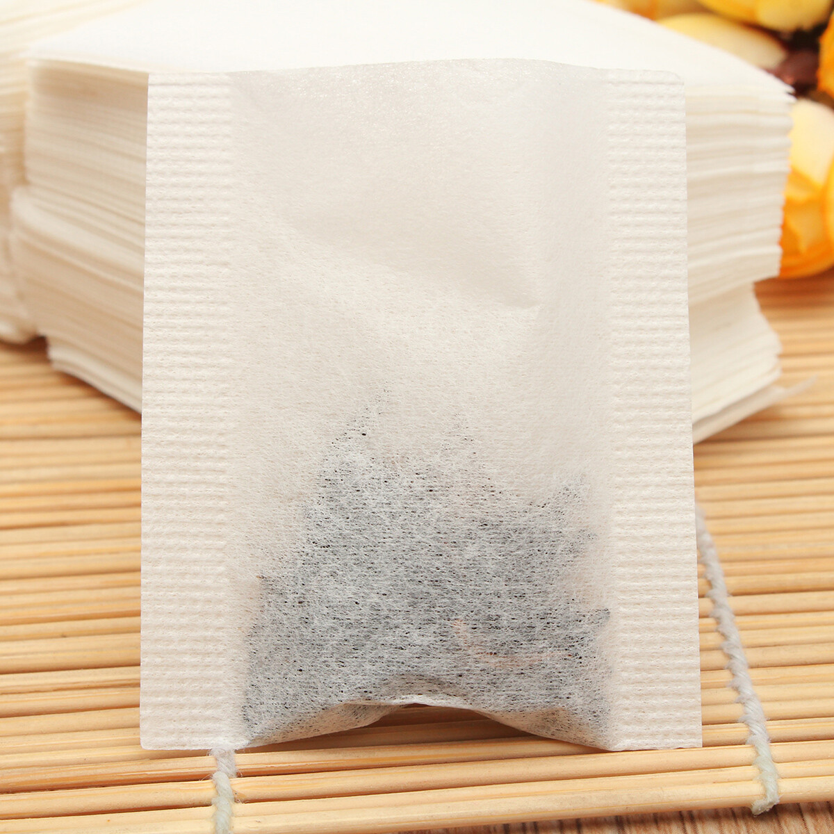 500Pcs Disposable Empty Teabags Non-Woven Heat Seal Filter Herb Loose Tea Bag