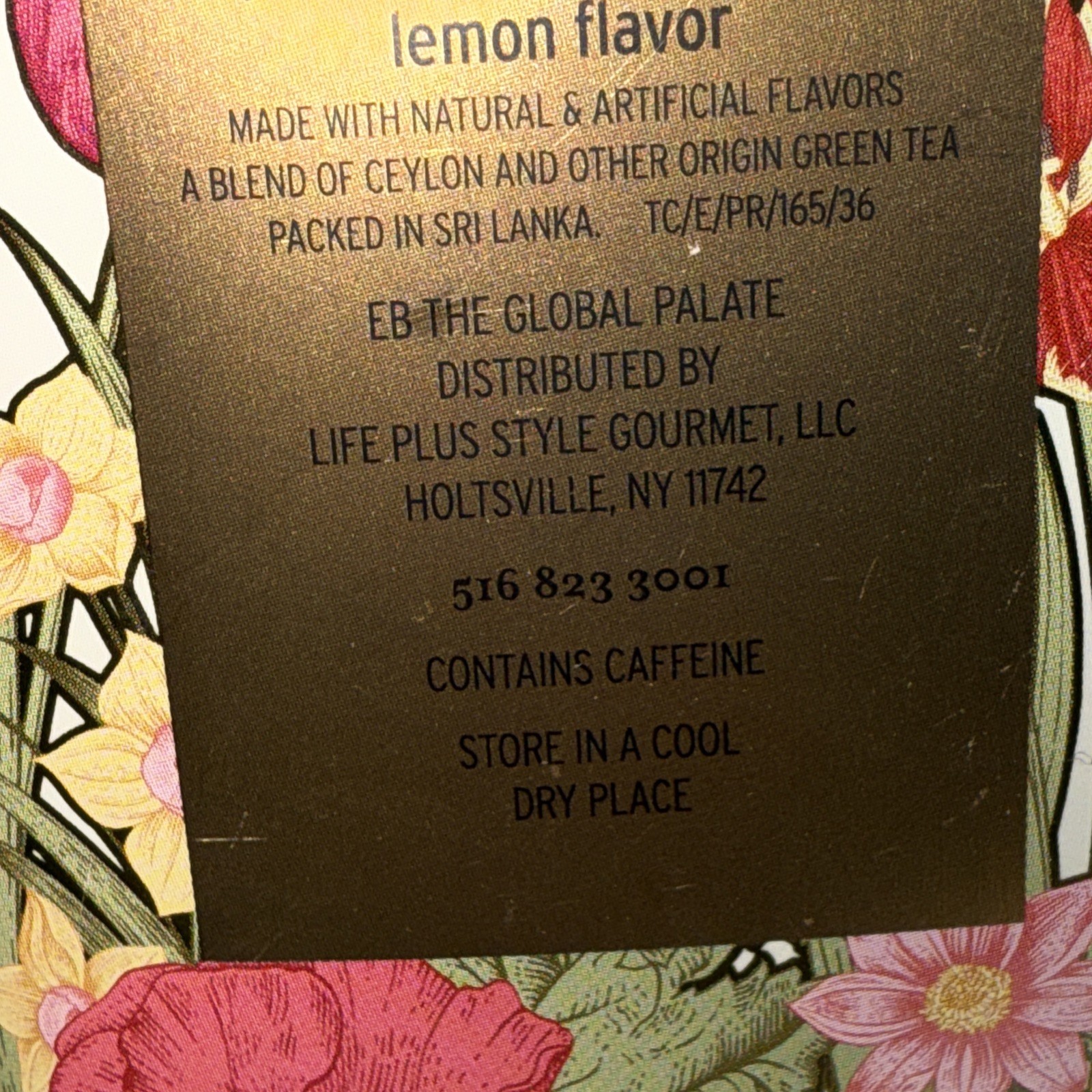 WILLIAM & SPENCE 🫖 HONEY LEMON 🍋 GREEN TEA 🫖 100 tea bags-2 tins BB:02/2028