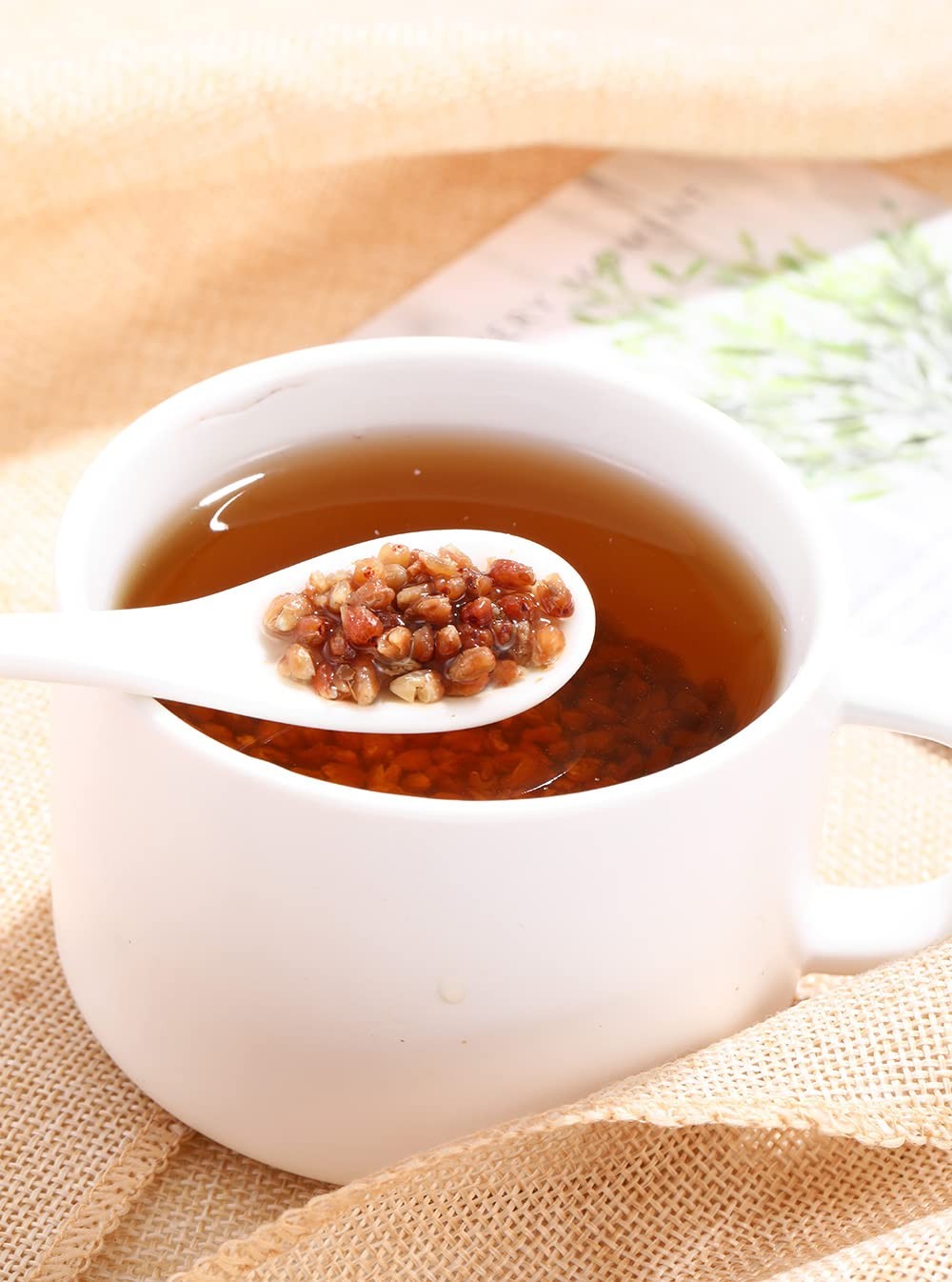 Premium Himalayan Tartary Buckwheat Tea,16Oz/453g,Black Roasted Buckwheat ,10…