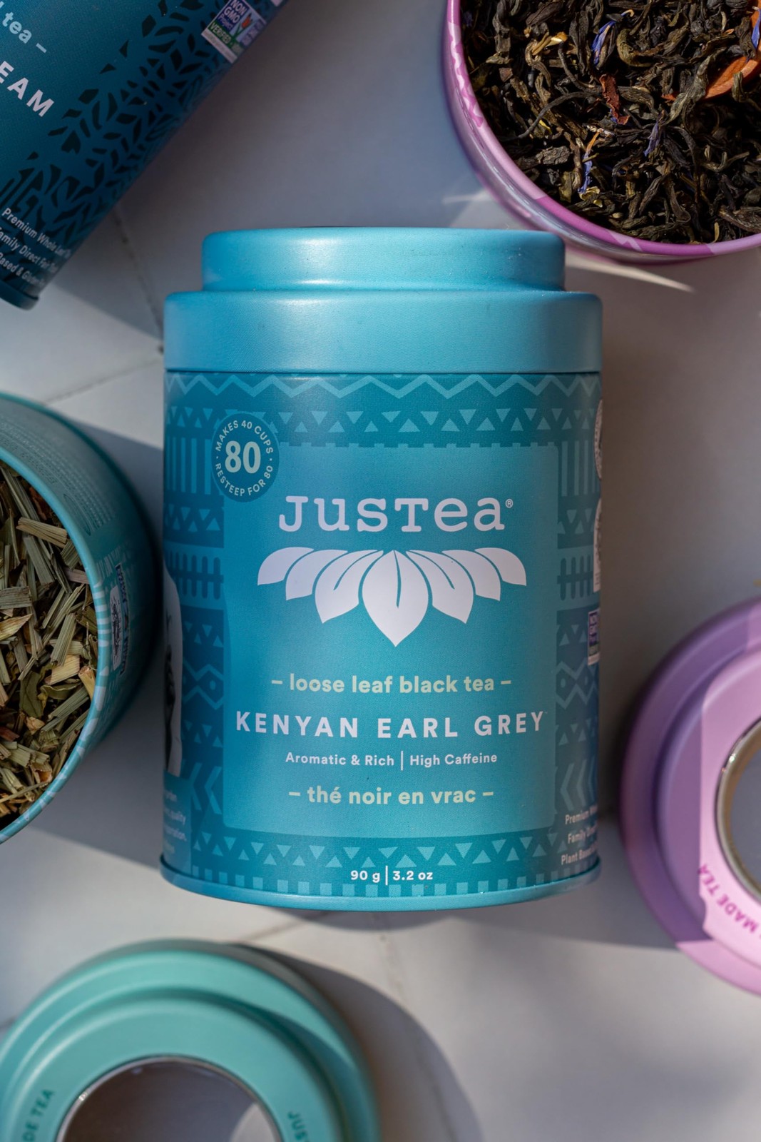 KENYAN EARL GREY | Loose Leaf Black Tea | Tin with Hand Carved Tea Spoon | 40…